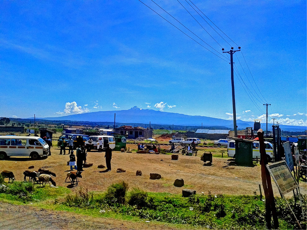 Marsabit County_View of Mt.Kenya along Nyeri-Nanyuki Rd1