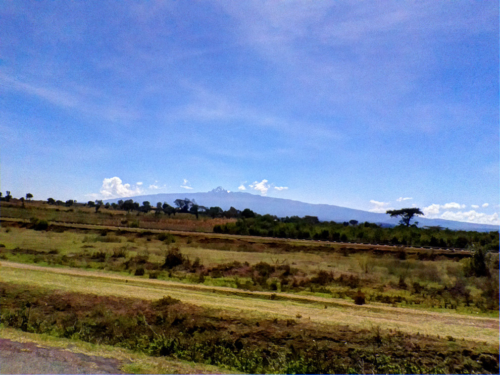 Marsabit County_View of Mt.Kenya along Nyeri-Nanyuki Rd2