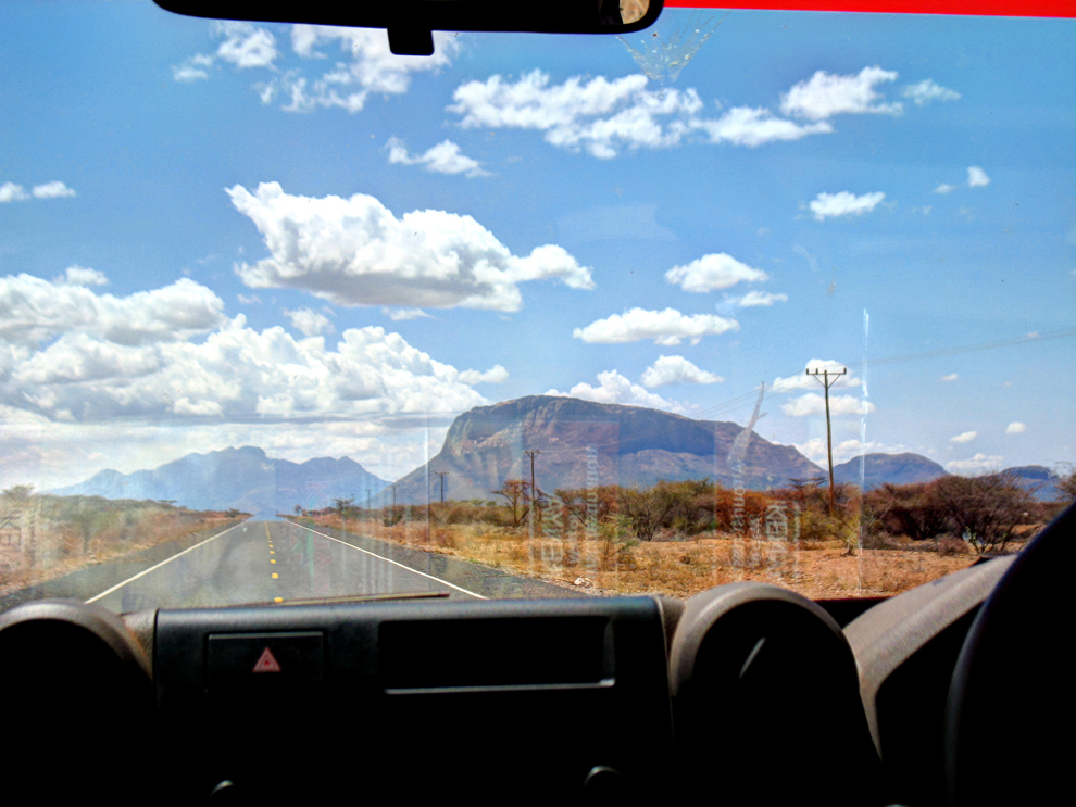 Marsabit County_View of Mt.Ololokwe along the A2