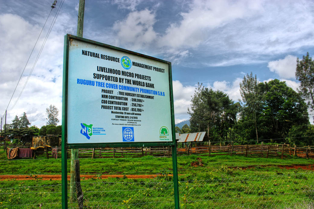 Save Mount Kenya _sign board