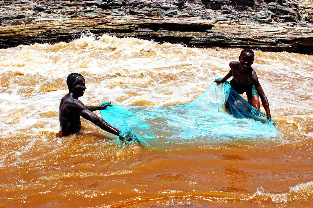 Sights & People from the North Rift_Boys fishing