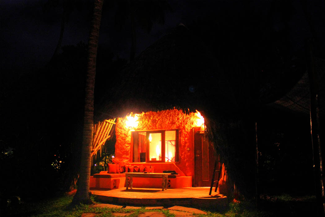 Sands at Nomad Hotel_Cottage at night
