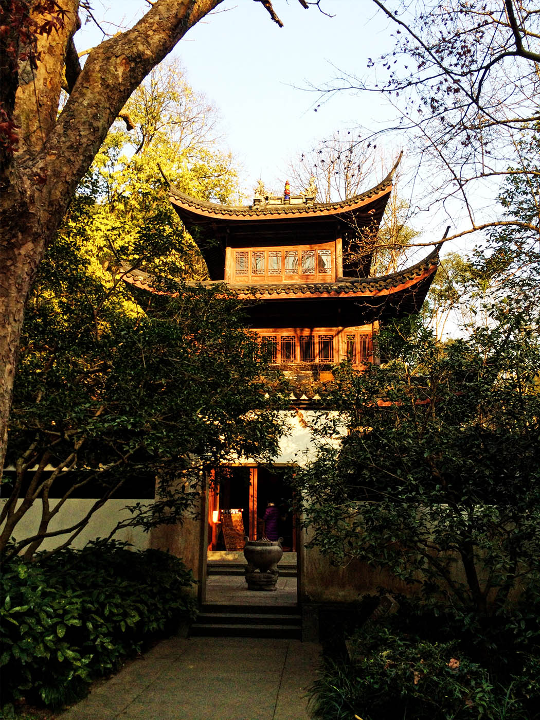Hangzhou_Temple at Sunset