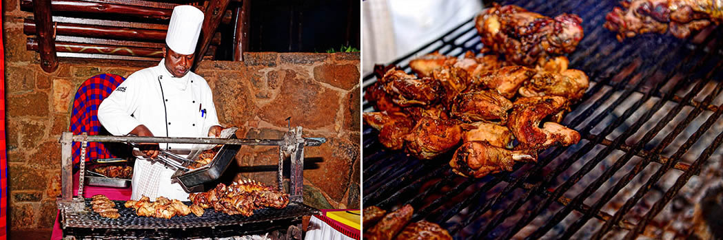 Kilaguni Serena safari Lodge_chef and roast chicken